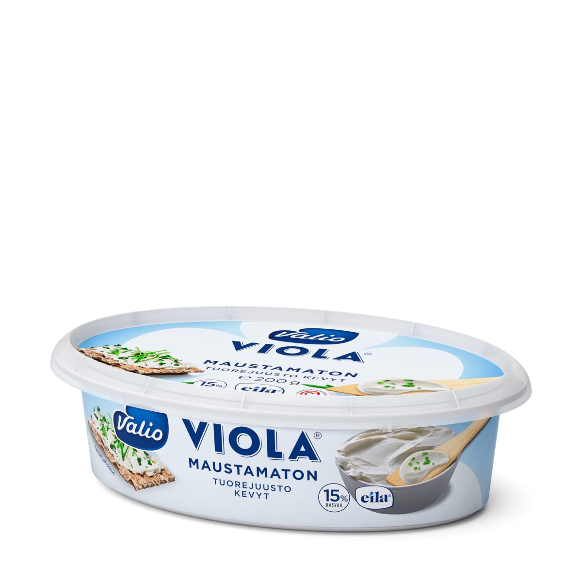Valio Viola lätt naturel cream cheese lactose free 200g